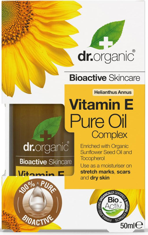 Dr Organic Vitamin E Pure Oil Complex 50ml - Dennis the Chemist