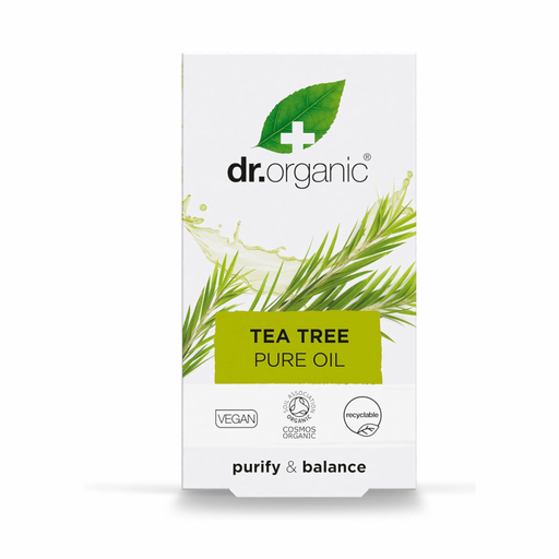 Dr Organic Tea Tree Pure Oil 10ml - Dennis the Chemist