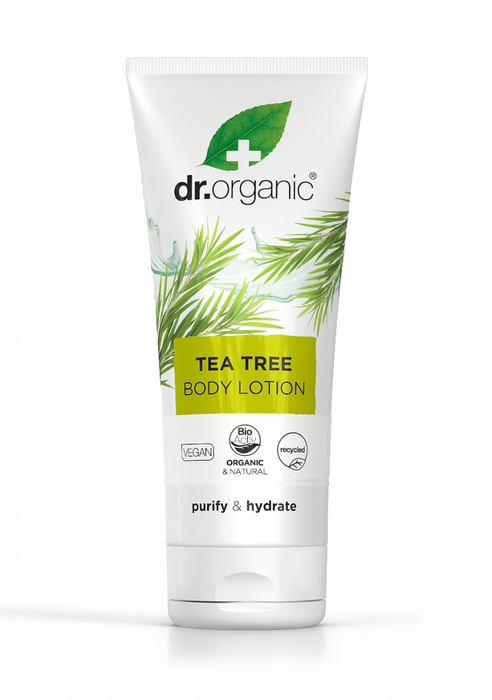 Dr Organic Tea Tree Body Lotion 200ml - Dennis the Chemist
