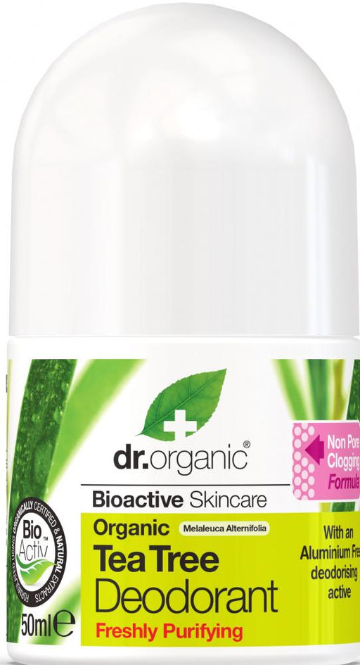 Dr Organic Organic Tea Tree Deodorant 50ml - Dennis the Chemist