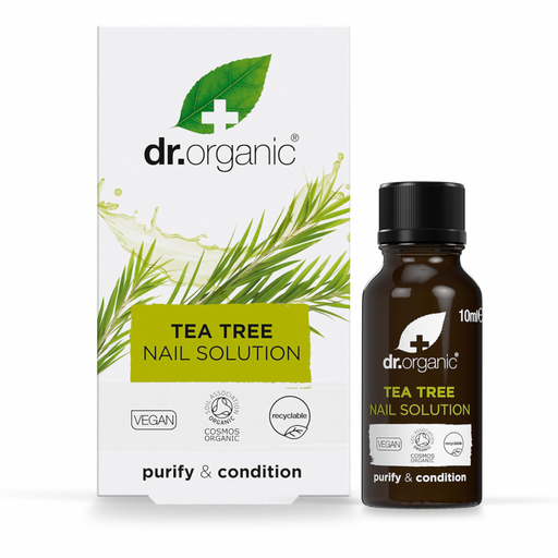 Dr Organic Tea Tree Nail Solution 10ml - Dennis the Chemist