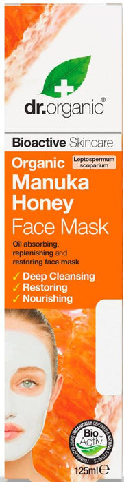 Dr Organic Organic Manuka Honey Face Mask 125ml - Dennis the Chemist