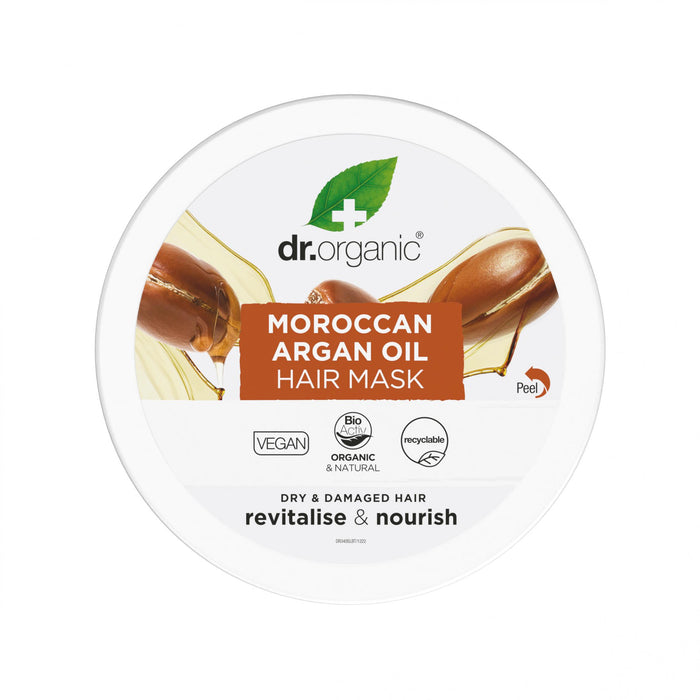 Dr Organic Moroccan Argan Oil Hair Mask 200ml - Dennis the Chemist