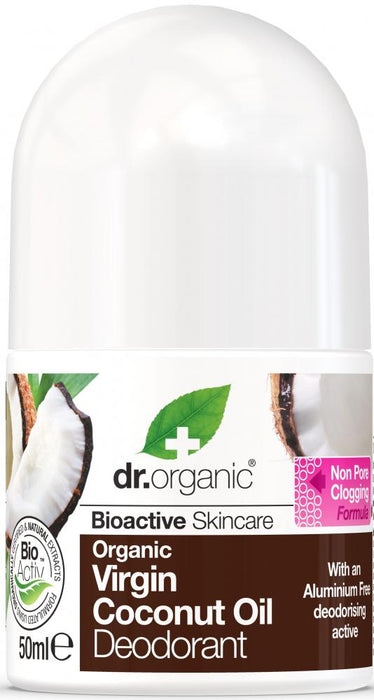 Dr Organic Organic Virgin Coconut Oil Deodorant 50ml - Dennis the Chemist