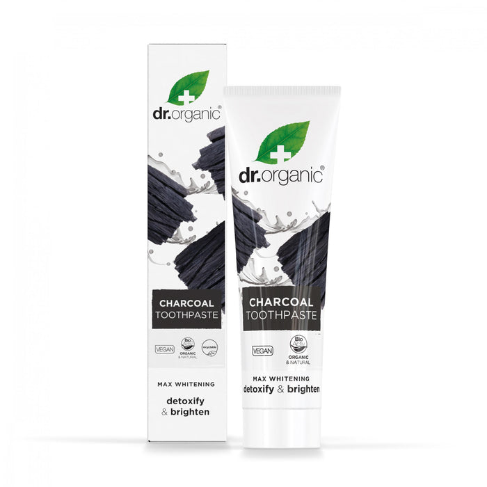 Dr Organic Charcoal Toothpaste 100ml - Dennis the Chemist