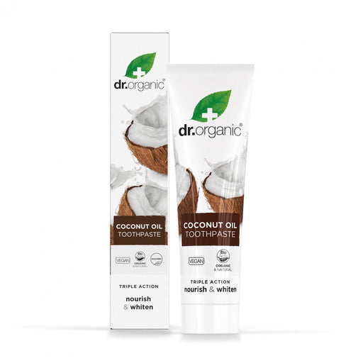 Dr Organic Coconut Oil Toothpaste 100ml - Dennis the Chemist