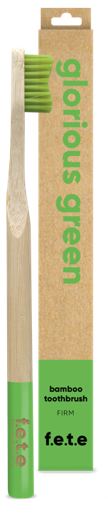 Bamboo Toothbrush Firm Bristles - Glorious Green (single) - Dennis the Chemist