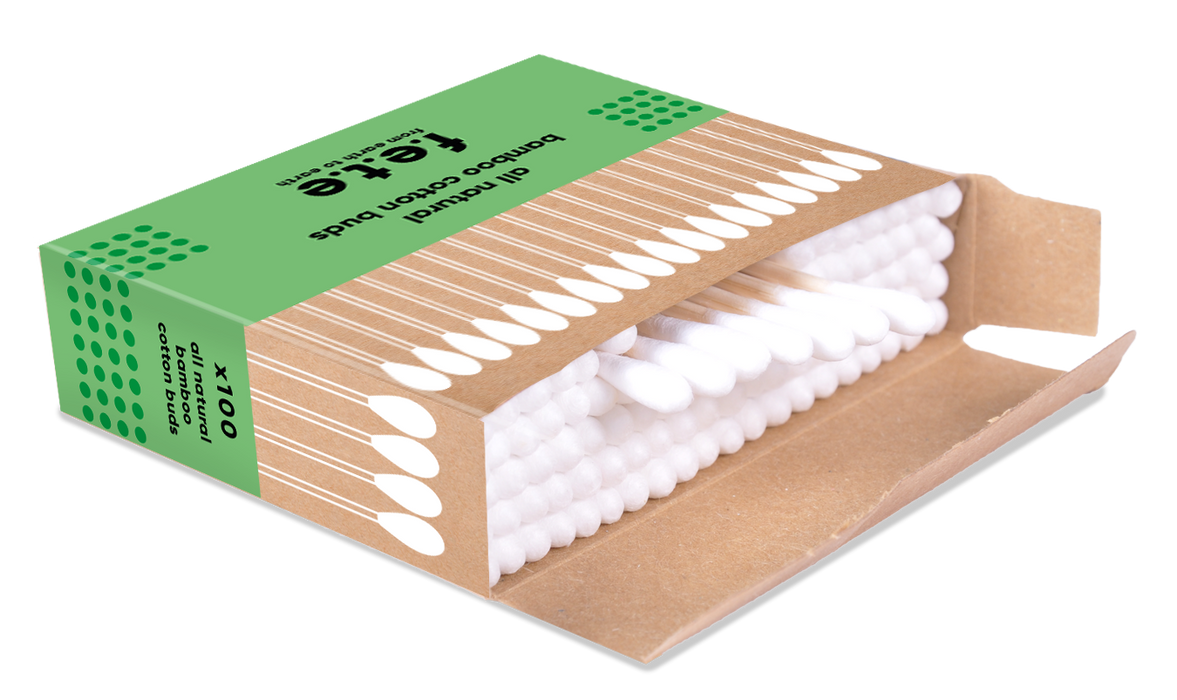 All Natural Bamboo Cotton Buds 100's - Dennis the Chemist
