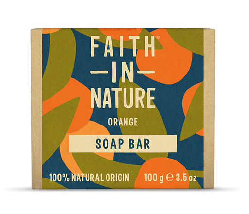 Faith In Nature Orange Soap Bar 100g - Dennis the Chemist