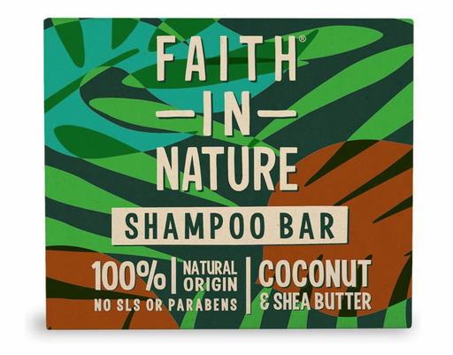 Faith In Nature Shampoo Bar Coconut & Shea Butter 85g - Dennis the Chemist