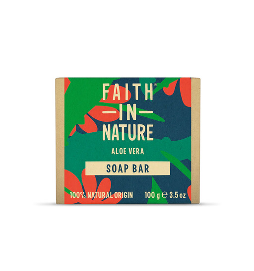 Faith In Nature Aloe Vera Soap Bar 100g - Dennis the Chemist