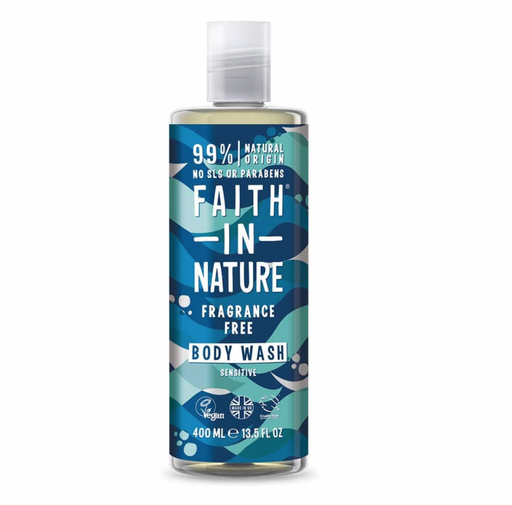 Faith In Nature Fragrance Free Bodywash Sensitive 400ml - Dennis the Chemist