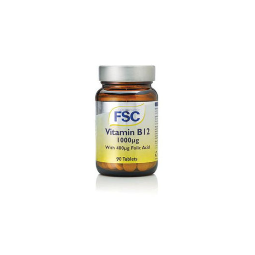 FSC Vitamin B12 1000ug with 400ug Folic Acid 90's - Dennis the Chemist