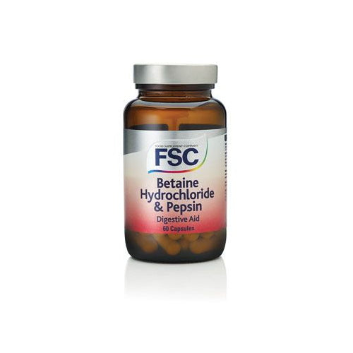 FSC Betaine Hydrochloride & Pepsin 60's - Dennis the Chemist