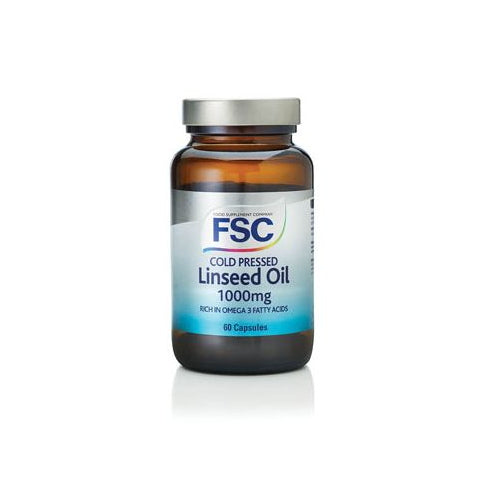 FSC Cold Pressed Linseed Oil 1000mg 60's - Dennis the Chemist