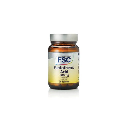 FSC Pantothenic Acid 500mg 30's - Dennis the Chemist