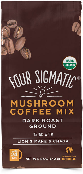 Four Sigmatic Ground Coffee with Lion's Mane & Chaga (Think) 340g - Dennis the Chemist