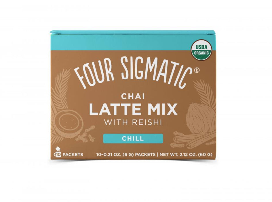 Four Sigmatic Chai Latte Mix With Reishi (Chill) 10 x 6g - Dennis the Chemist