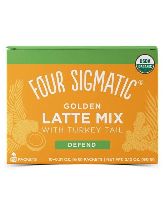 Four Sigmatic Golden Latte Mix with Turkey Tail (Defend) 10x6g - Dennis the Chemist