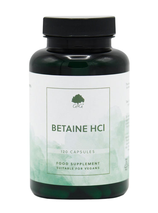 G&G Vitamins Betaine HCl 120's - Dennis the Chemist