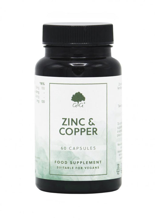 G&G Vitamins Zinc & Copper 60's - Dennis the Chemist
