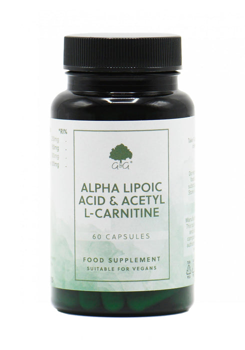 G&G Vitamins Alpha Lipoic Acid & Acetyl L-Carnitine 60's - Dennis the Chemist