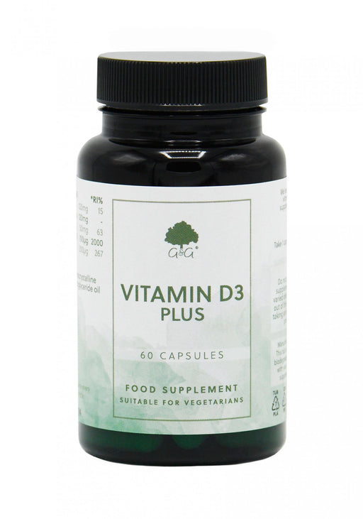 G&G Vitamins Vitamin D3 Plus 60's - Dennis the Chemist
