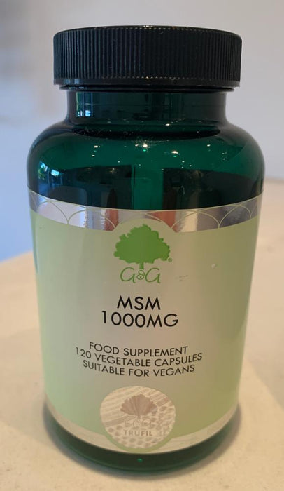 G&G Vitamins MSM 1000mg 120's - Dennis the Chemist