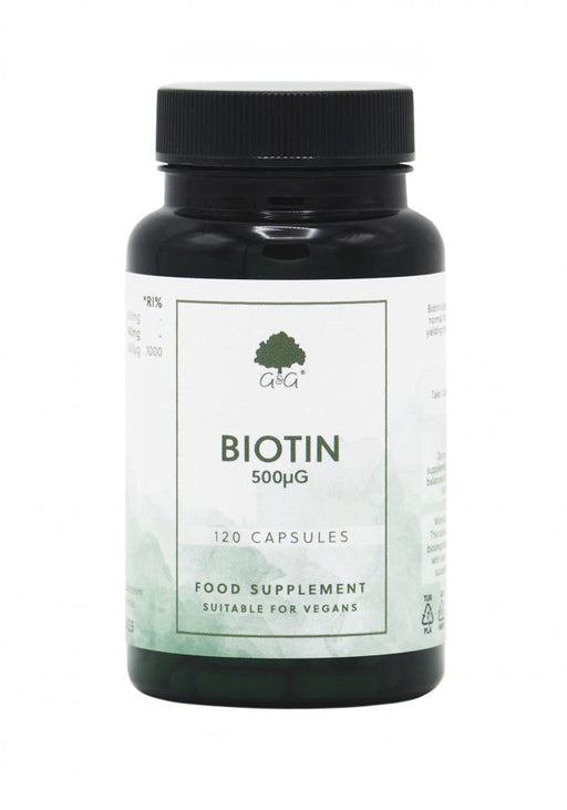 G&G Vitamins Biotin 500ug 120's - Dennis the Chemist