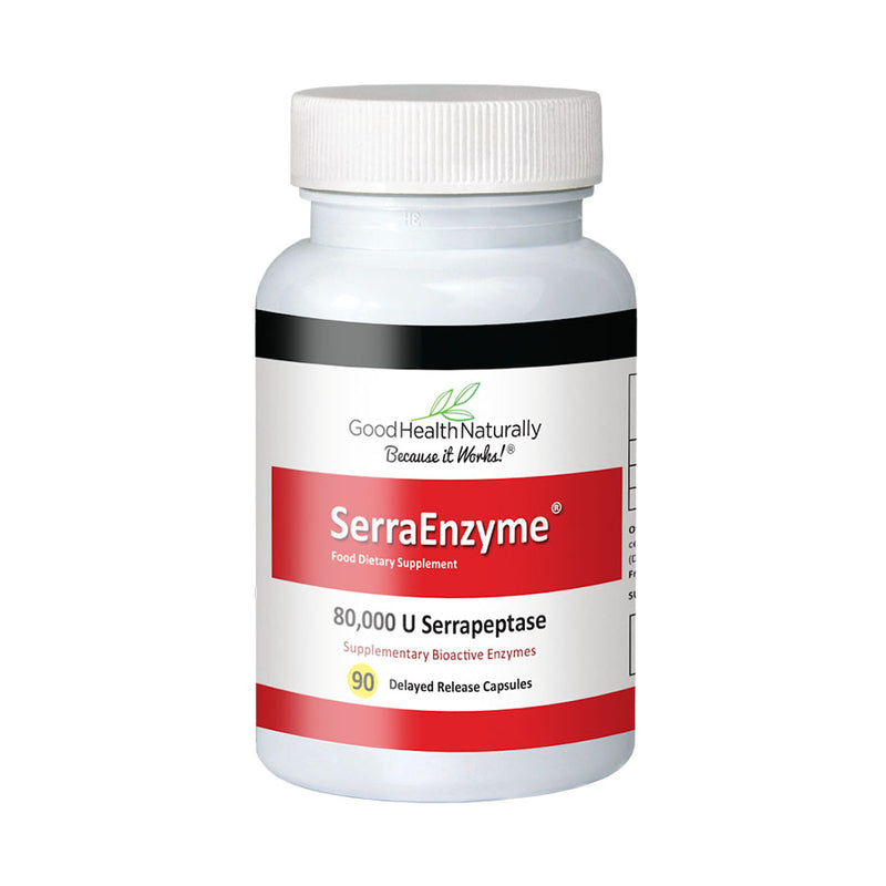 Good Health Naturally SerraEnzyme 80,000iu 90's (CAPSULES) - Dennis the Chemist