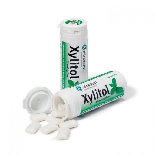 Good Health Naturally Miradent Xylitol Gum Spearmint 30's x 12 CASE - Dennis the Chemist