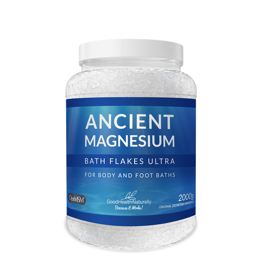 Good Health Naturally Ancient Magnesium Bath Flakes Ultra with OptiMSM 2kg - Dennis the Chemist