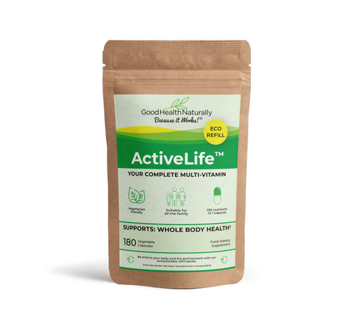 Good Health Naturally Active Life Eco Refill Pouch 180's - Dennis the Chemist