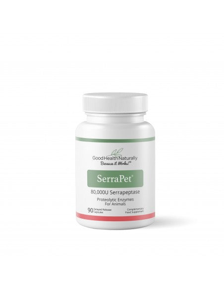 Good Health Naturally SerraPet® 80,000IU Serrapeptase 90 CAPSULES - Dennis the Chemist