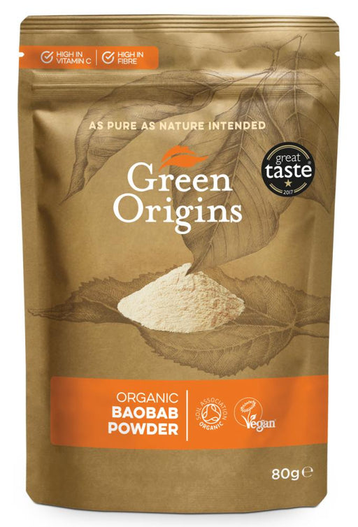 Green Origins Organic Baobab Powder 80g - Dennis the Chemist