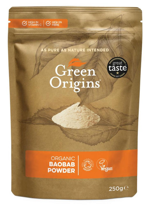 Green Origins Organic Baobab Powder 250g - Dennis the Chemist