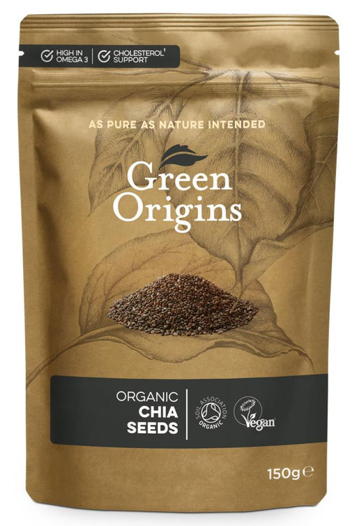 Green Origins Organic Chia Seeds 150g - Dennis the Chemist