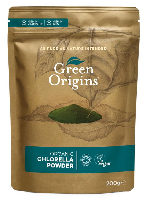 Green Origins Organic Chlorella Powder 200g - Dennis the Chemist