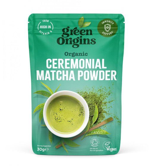Green Origins Ceremonial Matcha Powder 30g - Dennis the Chemist