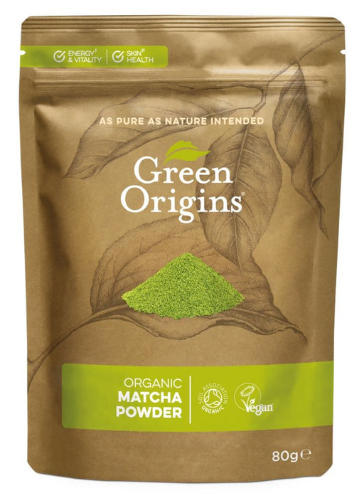 Green Origins Organic Matcha Green Tea Powder (Ceremonial) 80g - Dennis the Chemist