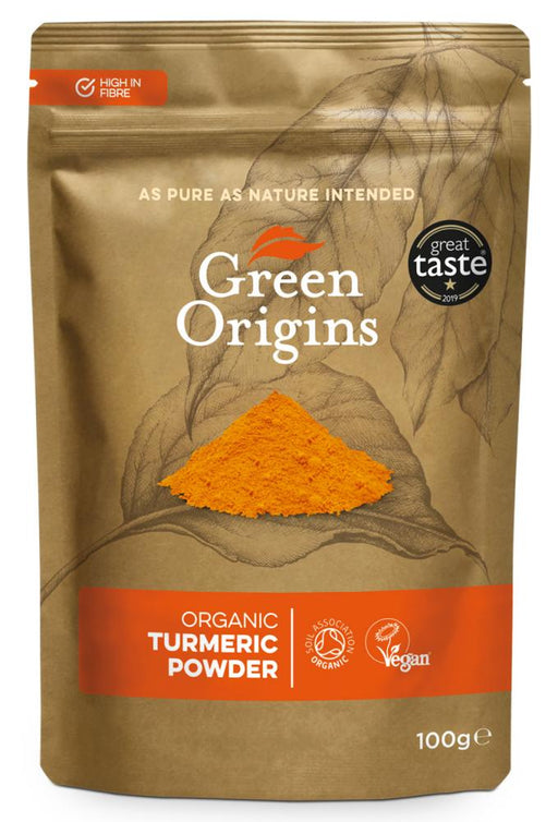 Green Origins Organic Turmeric Powder 100g - Dennis the Chemist