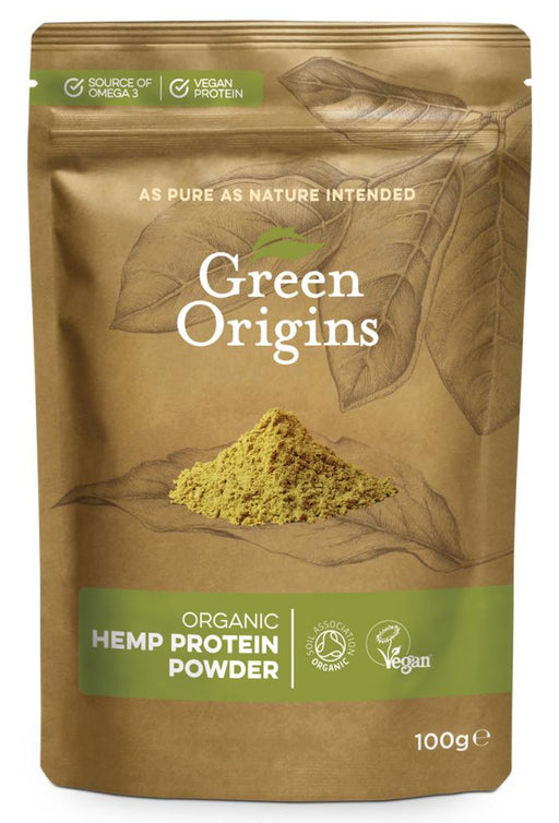 Green Origins Organic Hemp Protein Powder 100g - Dennis the Chemist