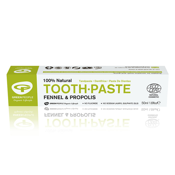 Green People Tooth-Paste Fennel & Propolis 50ml - Dennis the Chemist