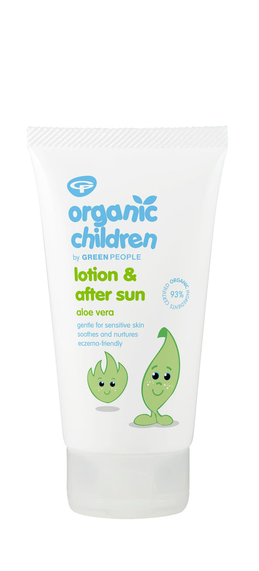 Green People Organic Children Lotion & Aftersun Aloe Vera 150ml - Dennis the Chemist