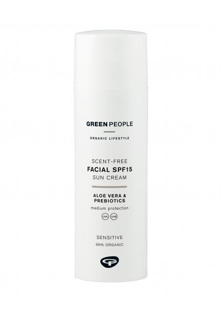 Green People Scent-Free Facial SPF15 Sun Cream 50ml - Dennis the Chemist