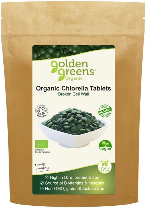 Golden Greens (Greens Organic) Organic Chlorella Tablets 120's - Dennis the Chemist