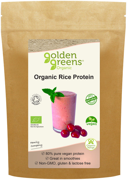 Golden Greens (Greens Organic) Organic Rice Protein 250g - Dennis the Chemist