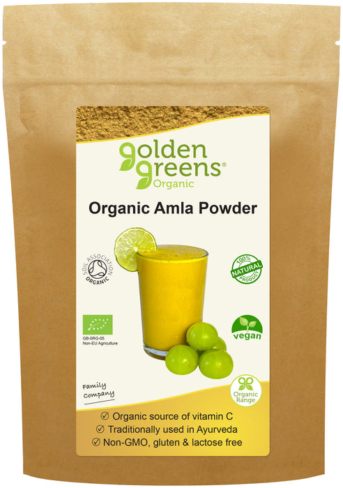 Golden Greens (Greens Organic) Organic Amla Powder 200g - Dennis the Chemist