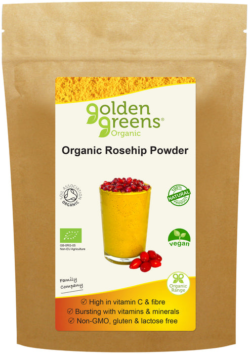 Golden Greens (Greens Organic) Organic Rosehip Powder 200g - Dennis the Chemist