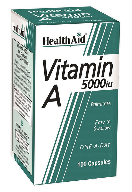 Health Aid Vitamin A 5000iu  100's - Dennis the Chemist
